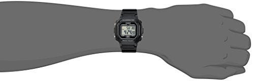 Casio Men's F108WH Illuminator Collection Black Resin Strap Digital Watch