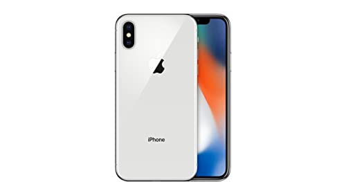 Apple iPhone X, 64GB, Silver - For T-Mobile (Renewed)