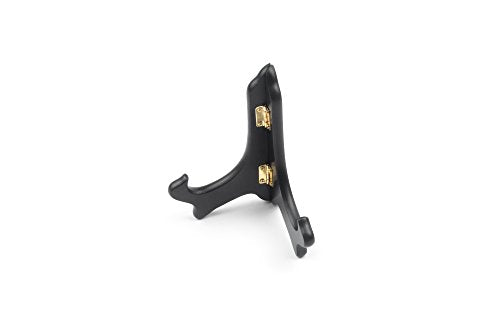 Fox Run Black Plate Stand, 6-Inch, Wood