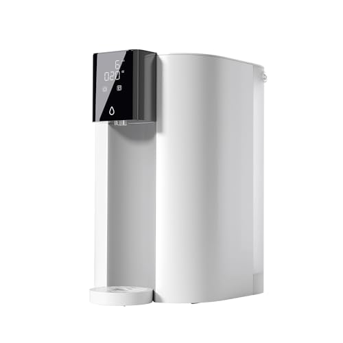 Waterdrop CoreRO Countertop Reverse Osmosis System, 𝐈𝐧𝐬𝐭𝐚𝐧𝐭 𝐇𝐨𝐭 Water Dispenser, 5 Temperature Options, 5 Stage, NSF/ANSI 372 Certified, 3:1 Pure to Drain, No Installation, WD-C1H