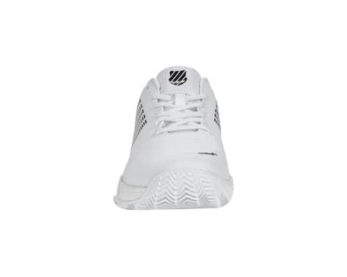 K-Swiss Men's Hypercourt Express 2 HB Tennis Shoe, White/Peacoat/Silver, 11 M