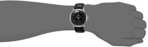 Orient Watches for Men '2nd Gen. Bambino Ver. 2' Contemporary Classic Dress Watch for Men, Japanese Automatic Stainless Steel Mens Watch with Leather Band