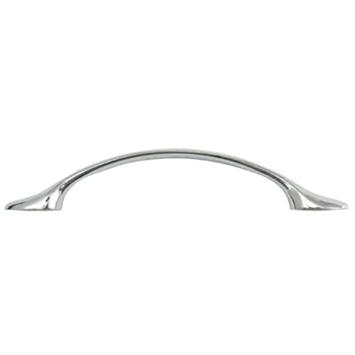 Laurey 25326 Cabinet Hardware 128MM Large Spoonfoot Pull, Chrome