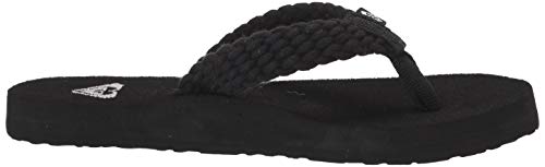 Roxy Girls Porto Sandal Flip Flop, Black 20, 1 Little Kid