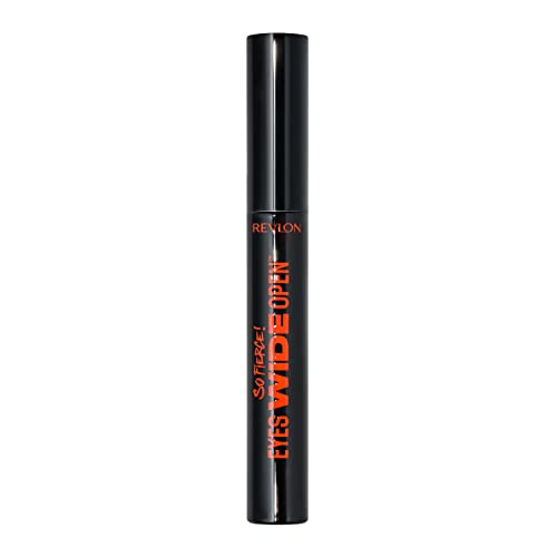 Revlon So Fierce! Eyes Wide Open Mascara with Push-up Brush, For Volumizing & High Lifting Eyelashes, Smudge-proof, Flake Resistant, 103 Black Brown, 0.24 fl oz.