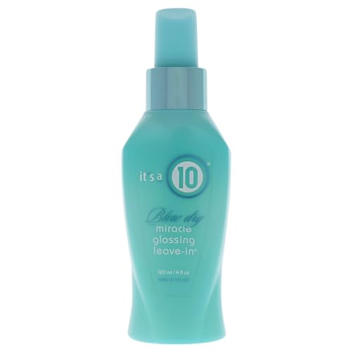 Its A 10 Miracle Blow Dry Glossing Leave-In Treatment Unisex 4 oz