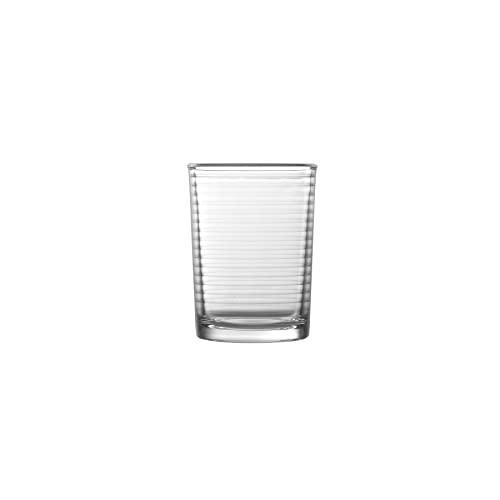 Fortessa Basics Arcade Everyday 12 Pack Set Glassware Great for: Mixed Drinks/Cocktails, Water, Juice, Iced Tea, Soft Drinks., Double Old Fashioned/Rocks, 13 Ounce