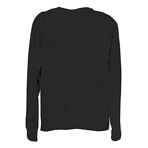Fifth Sun womens Emporer's New Groove No Touchy Women's Long Sleeve Cowl Neck Pullover T Shirt, Black, X-Small US