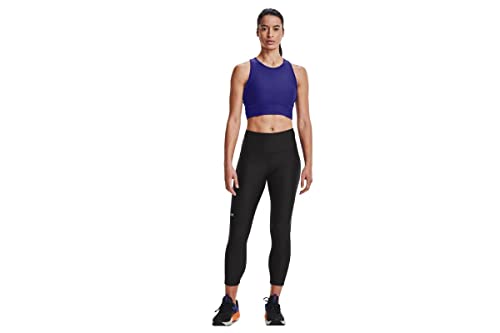 Under Armour Womens HeatGear Armour High Waisted Ankle No-Slip Leggings , Black (001)/White , Large