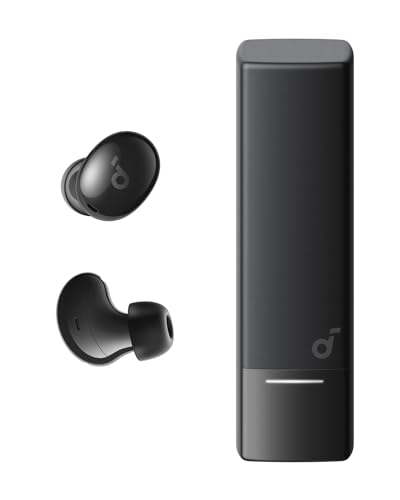 Soundcore A30i by Anker, Smart Noise Cancelling Earbuds, Lipstick-Shaped Stylish Design, Tiny, Lightweight Comfort, Clear Sound, IP54, 15H Playtime in ANC Mode, Wireless Earbuds, Bluetooth 5.4