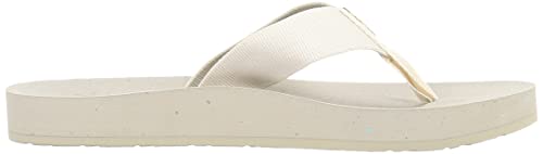 Teva Women's Reflip Sandal, Stacks Black/White, 10