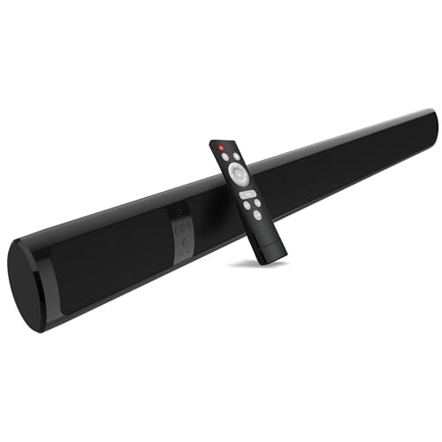 Assistrust TV Sound Bar, Sound Bars for TV Wired & Bluetooth Soundbar with Wireless Bluetooth/HDMI/Opt/RCA/AUX/Coax/Remote Control (36 inch)