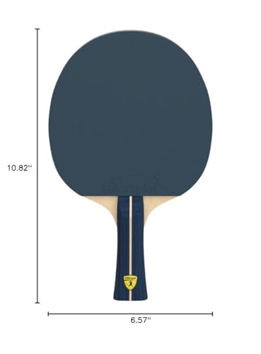 Killerspin Recreational Ping Pong Paddle, Table Tennis Racket With Wood Blade, Jet Basic Rubber,Navy Blue