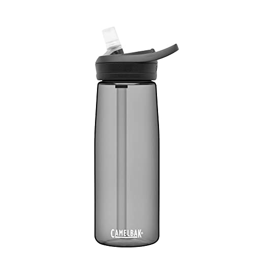 CamelBak eddy+ Water Bottle with Tritan Renew – Straw Top 25oz, Charcoal