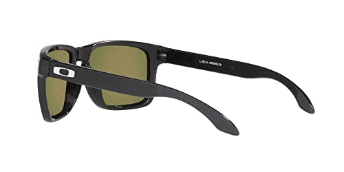 Oakley Men's OO9417 Holbrook XL Square Sunglasses, Matte Black/Prizm Deep Water Polarized, 59 mm