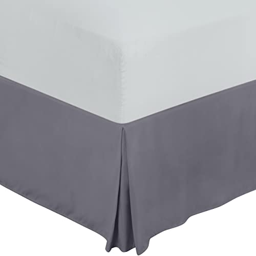 Utopia Bedding Queen Bed Skirt - Soft Quadruple Pleated Ruffle - Easy Fit with 16 Inch Tailored Drop - Hotel Quality, Shrinkage and Fade Resistant (Queen, Teal)