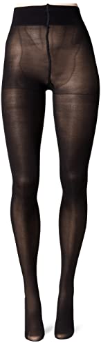 Hanes Women's EcoSmart Enhanced Panty Sheer Toe Seasonless Tights, Black, Small
