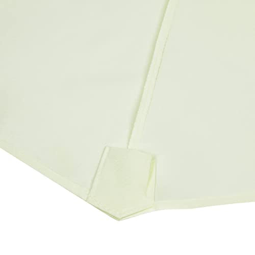 Sunnyglade 9ft Patio Umbrella Replacement Canopy Market Umbrella Top Canopy with 8 Ribs (Beige)