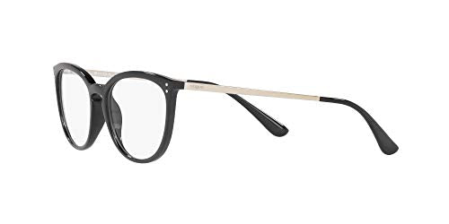 Vogue Eyewear Women's VO5276 Cat Eye Prescription Eyewear Frames, Transparent/Demo Lens, 53 mm