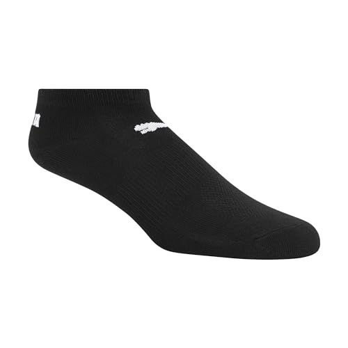 PUMA Women's P104660 Low Cut Socks 6-pack, White/Purple, 9-11