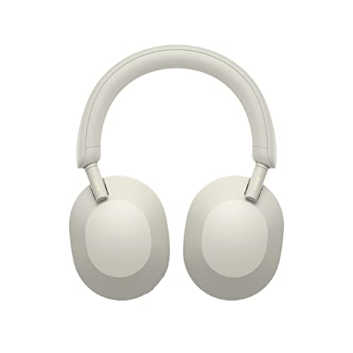 Sony WH-1000XM5 The Best Wireless Noise Canceling Headphones, Made Of Soft Fit Synthetic Leather, Integrated Processor V1, With 4 Beamforming Microphones, Up To 30-Hour Battery Life, Silver