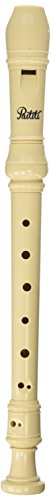Paititi Soprano Recorder 8-Hole With Cleaning Rod + Carring Bag Creamy Color, Key of C
