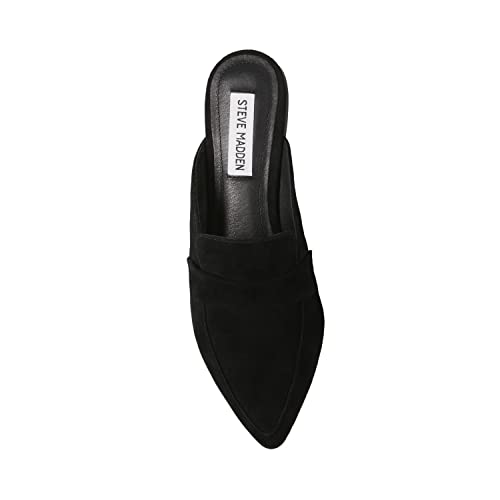 Steve Madden Women's Flavor Mule, Grey Suede, 8