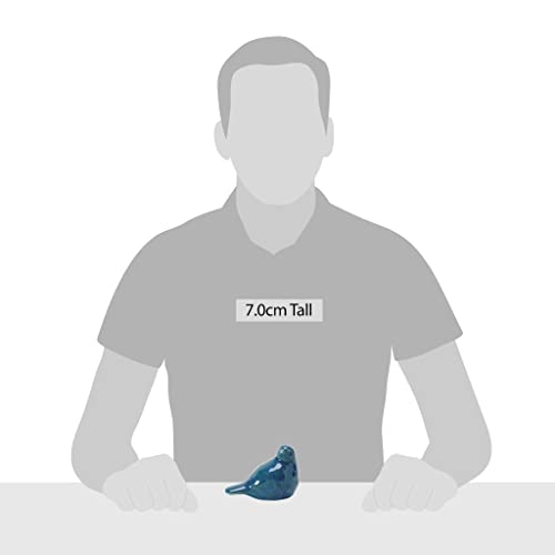 Enesco Izzy and Oliver Karin Lind Messengers Needed Some Peace Bird Figurine, 2.75 Inch, Dark Blue