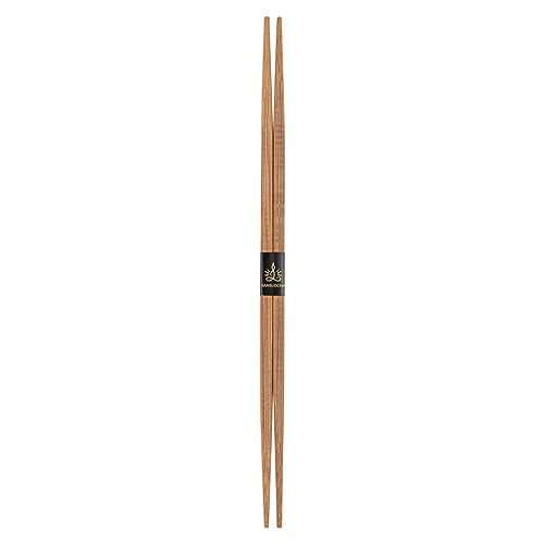 Restaurantware Bambuddha 9.5 Inch To Go Chopsticks 100 Durable Bamboo Chopsticks - With Paper Band Brown Bamboo Premium Chopsticks For All Kinds Of Foods Ideal For Cafes And Restaurants