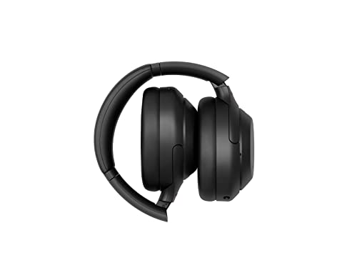 Sony WH-1000XM4 Wireless Premium Noise Canceling Overhead Headphones - 30hr Battery Life, Over Ear Style with Mic for Phone-Call and Alexa Voice Control - Black International Version