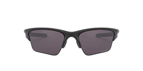 Oakley Men's OO9154 Half Jacket 2.0 XL Rectangular Sunglasses, Polished Black/Black Iridium, 62 mm + 1