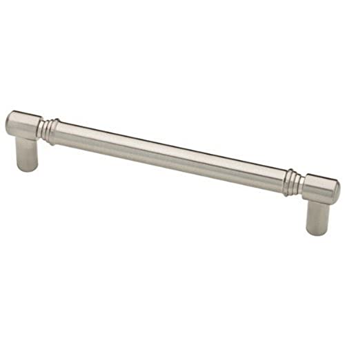 Liberty P23858-SN-CP 5-Inch Aegean Kitchen or Furniture Cabinet Hardware Handle Pull, Satin Nickel