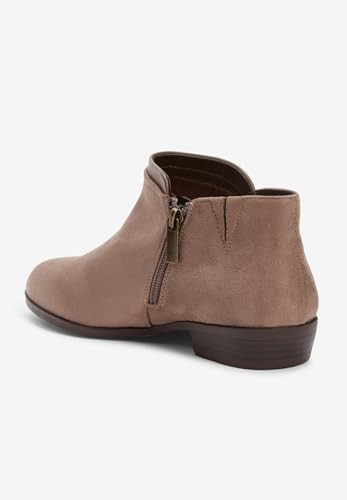 Comfortview Bexley Bootie Short Ankle Boot Women's Winter Shoes (Wide Widths Available) - 8 1/2 W, Black