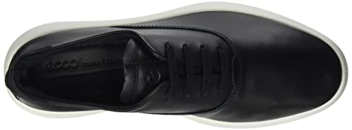 ECCO Women's Minimalist Lace Sneaker, Black, 12-12.5