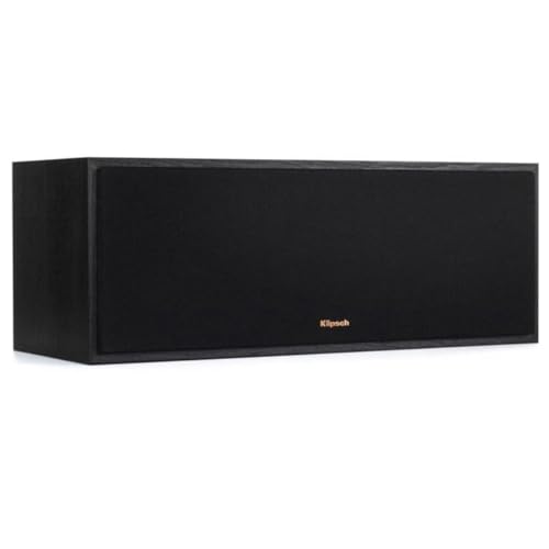 Klipsch R-52C Powerful Detailed Center Channel Home Speaker - Black