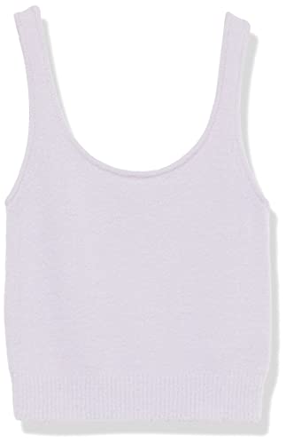 The Drop Women's Braylen Cozy Sweater Cropped Tank, Rose pink, 5X, Plus Size
