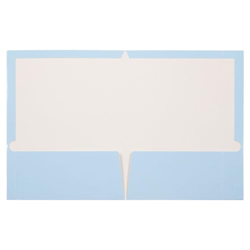 JAM PAPER Laminated Two Pocket Glossy School Folders - Letter Size - High Gloss White - 6/Pack