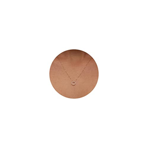 Awvialy Dainty Gold Necklace for Women 14k Gold Plated CZ Diamond Necklace Cute Choker Necklace for Women Simple Gold Pendant Necklace Trendy Gold Jewelry for Women Gifts