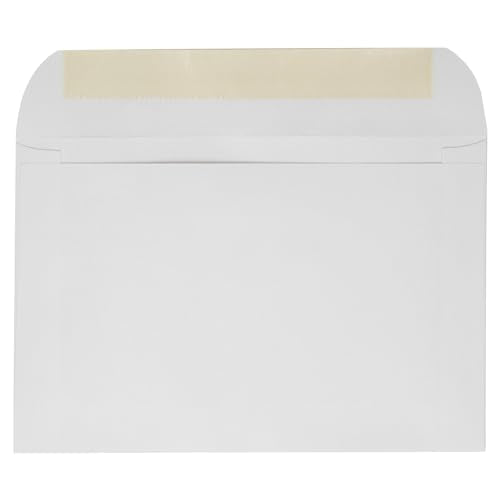 LUXPaper 6 x 9 Full Face Window Envelopes | Bright White | 28lb. Text | 50 Qty