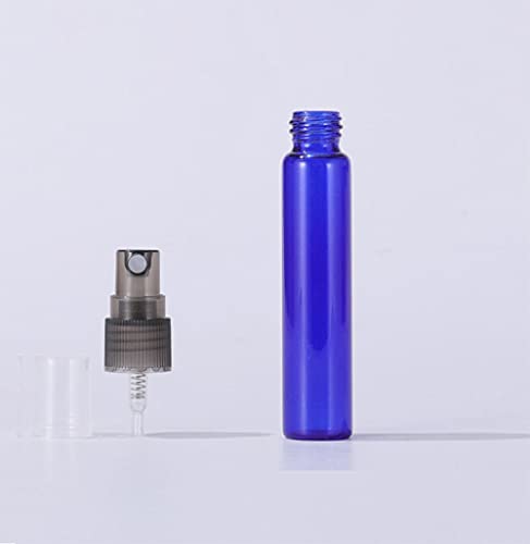 ZbFwmx 20 Pack Set 10ML Protable Refill Bulk Atomizer Spray Travel Perfume Bottle Hydrating Empty Bottle (Blue)