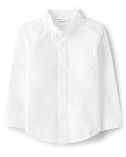 Gymboree,Boys,and Toddler Long Sleeve Button Up Dress Shirts,12,White