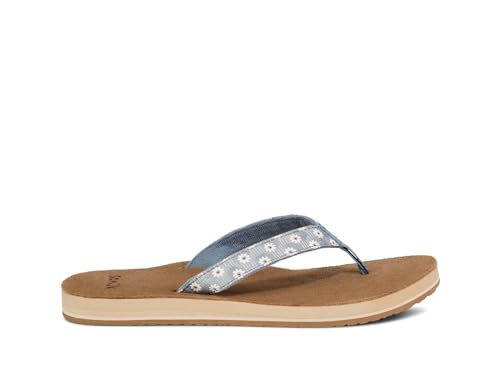 Sanuk Happy Placer Daisy White Daisy 5 B (M)