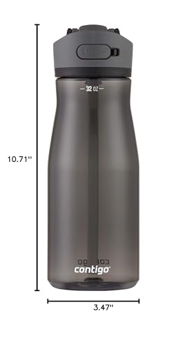 Contigo Ashland 2.0, 32oz., Water Bottle with AUTOSPOUT Lid, Licorice