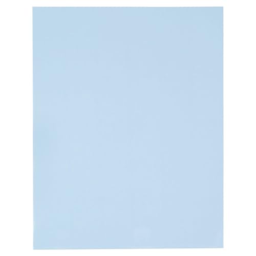 JAM PAPER Laminated Two Pocket Glossy School Folders - Letter Size - High Gloss White - 6/Pack