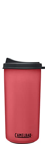 CamelBak MultiBev Water Bottle & Travel Cup – Vacuum Insulated Stainless Steel - Wild Strawberry - 22oz Bottle & 16oz Cup