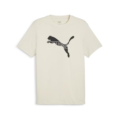 PUMA Men's Graphics Tee 3 (Available in Big & Tall), White-SS24 Swished