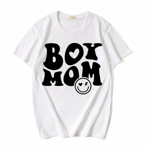 Boy Mom Mother's Day Graphic Tee