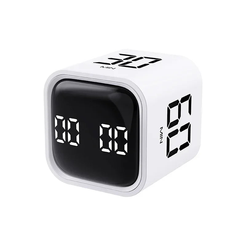 Productivity Cube Timer with Gravity Sensor and LED Display