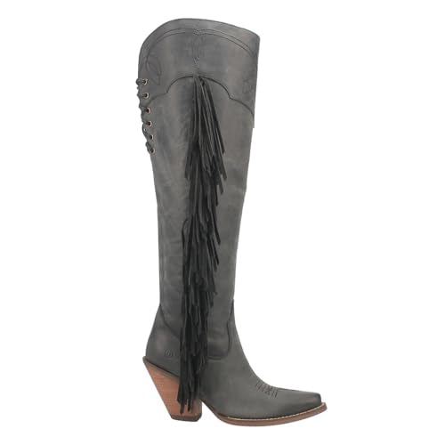 Dingo Boots Women's Sky High Fashion Boot, Black, 6