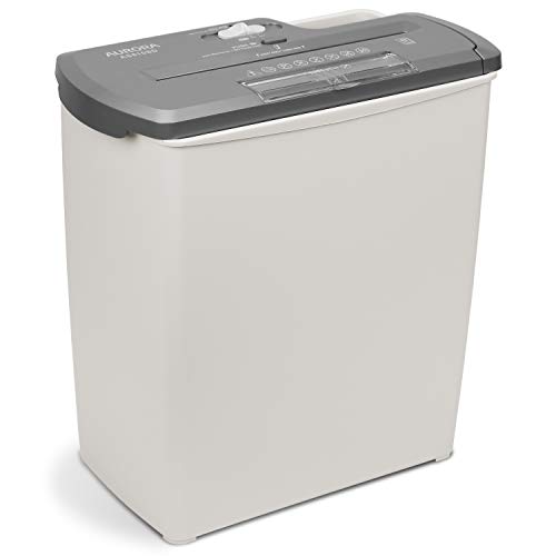 Aurora AS810SD 8-Sheet Strip-Cut Paper, CD and Credit Card Shredder Basket